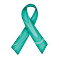 Swirl Teal Awareness Ribbon Temporary Tattoo